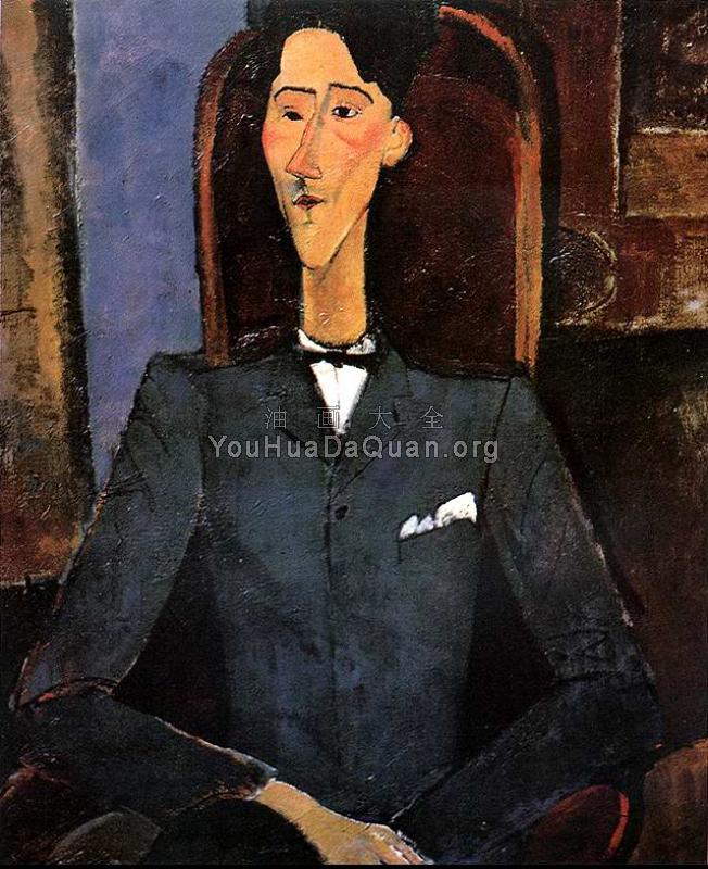Portrait of Jean Cocteau - 阿米地奥·莫迪里阿尼